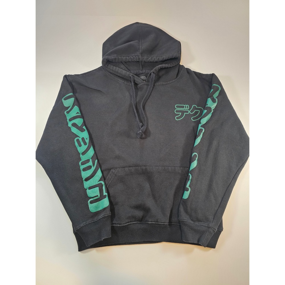 Funimation My Hero Academia Hoodie Men Small Black Deku One For All Sweatshirt